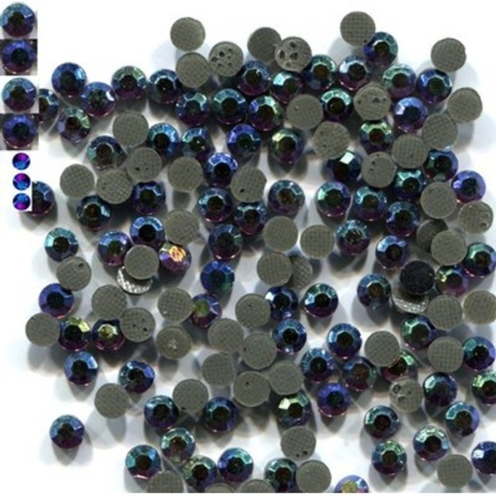 Rhinestones AB BLUE AMETHYST   2mm ss6 Hot Fix iron on  2‎ Gross  288 Pieces